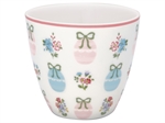 Elsie white latte cup fra GreenGate - Tinashjem